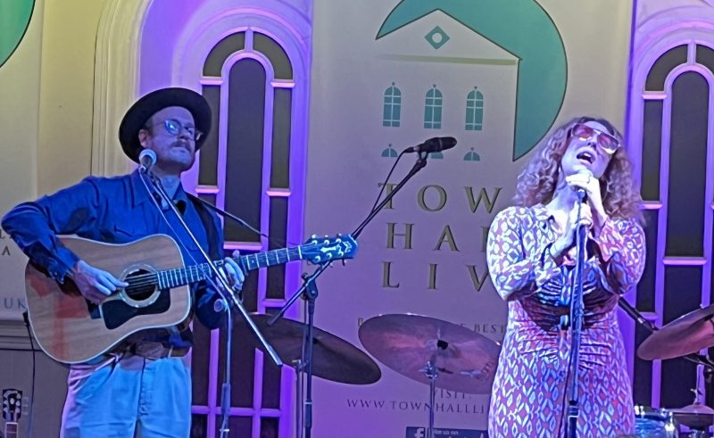 Lauren Housley & The Northern Cowboys, live at the Town Hall, Kirton in Lindsey. 4th November 2023.