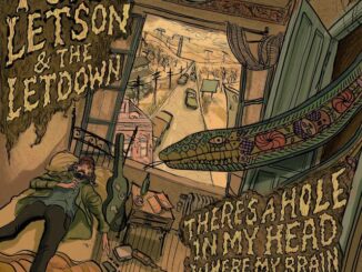 cover art for Tom Letson & the Letdown album "There's A Hole In My Head Where My Brain Used To Be"