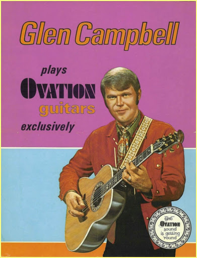 Glen Campbell Ovation advert