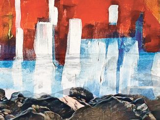 artwork for Maria Shiel- album "Fire in the Sea!"