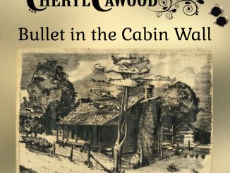 artwork for Cheryl Cawood "Bullet in the Cabin Wall"