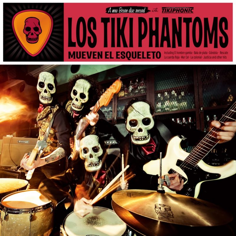 Album cover art for Los Tiki Phantoms 'Mueven'