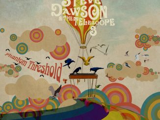 Artwork for Steve Dawson & The Telescope 3 album "Phantom Threshold"