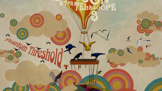 Artwork for Steve Dawson & The Telescope 3 album "Phantom Threshold"