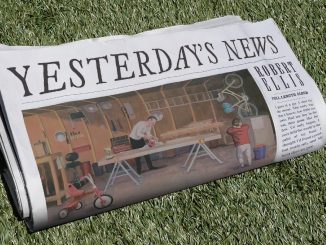 Album cover artwork for Robert Ellis "Yesterday's News"