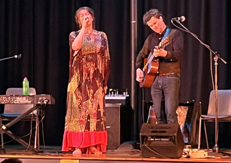 Kathryn Roberts & Sean Lakeman live, at the Nettleham Village Hall, Nettleham, Lincoln. - 22nd March 2024