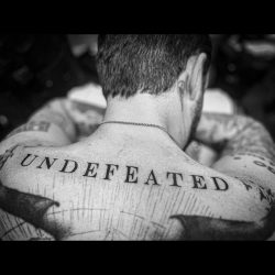 Album cover artwork for "Undefeated" by Frank Turner