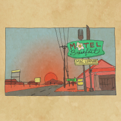 Artwork for Mac Leaphart album "Motel Breakfast"