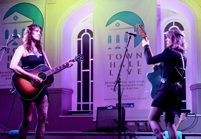 Hannah Aldridge + Katie Bates live at the Town Hall, Kirton in Lindsey, - 11th October 2024