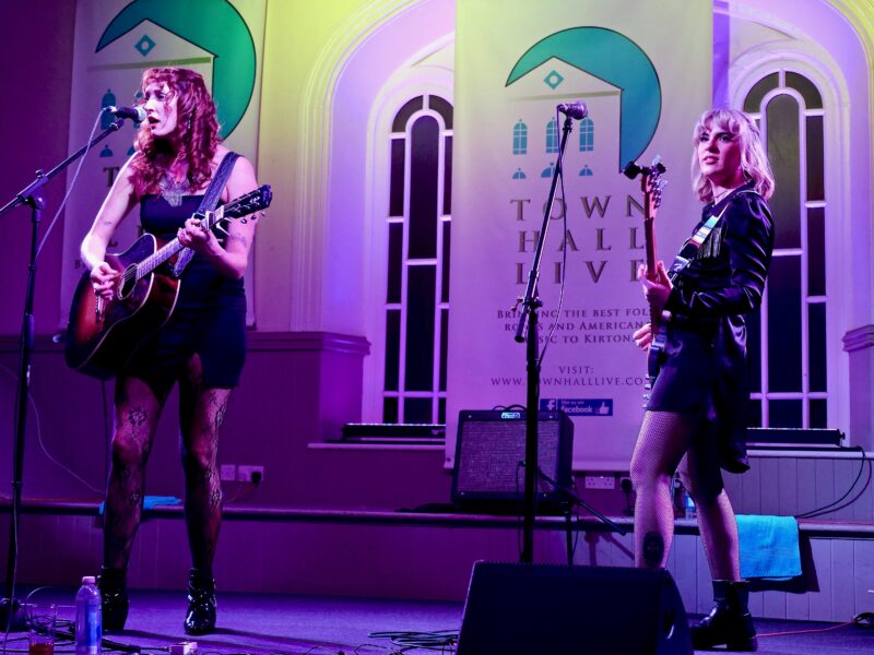 Hannah Aldridge + Katie Bates, live at The Town Hall, Kirton in Lindsey, - 11th October 2024.