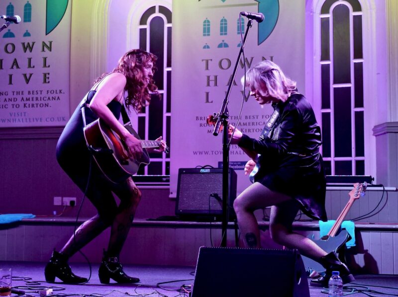 Hannah Aldridge + Katie Bates, live at The Town Hall, Kirton in Lindsey, - 11th October 2024