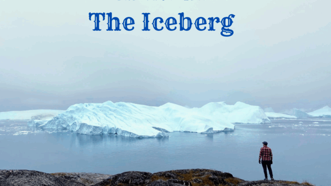Cover art for Dan Cloutier album The Iceberg"