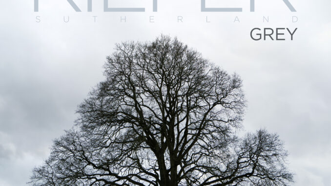 Cover art for Kiefer Sutherland album Grey
