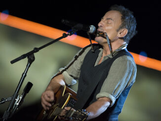 Bruce Springsteen plays harmonica and guitar during his set for The Concert for Valor in Washington, D.C. Nov. 11, 2014. DoD News