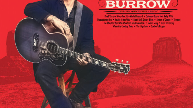 artwork for Dallas Burrow album "The Way the West Was Won"