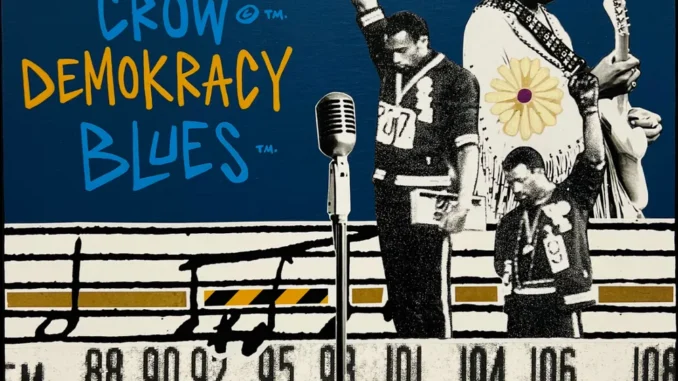 artwork for The Right Reverend Crow album "Demokracy Blues"