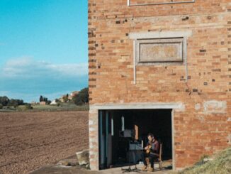 artwork for Ferran Orriols album "Darrere els horts / Behind The Orchard"