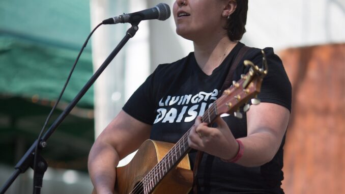 Liz Stringer in performance April 2013