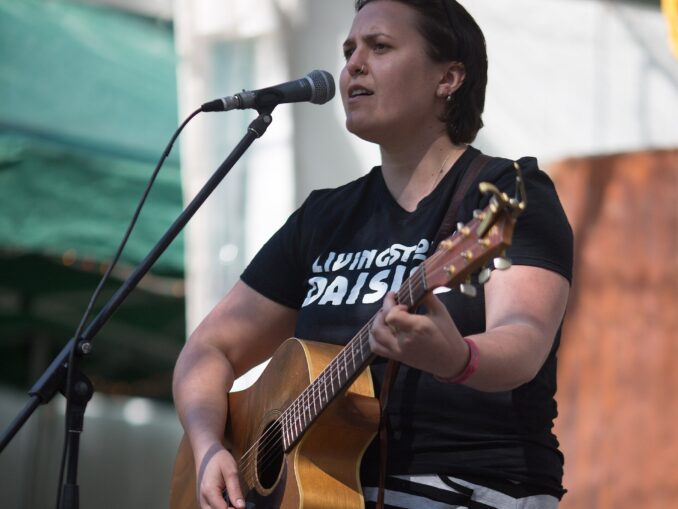 Liz Stringer in performance April 2013