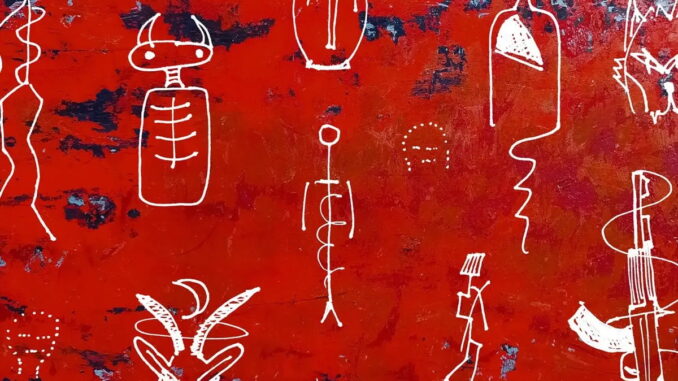 Artwork for Mike Badger album "Devils Ghosts & Firearms"