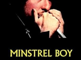 Cover art for Chris Gregory's book "Minstrel Boy, The Metamorphoses of Bob Dylan'