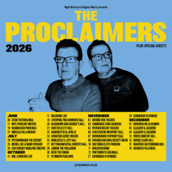 Proclaimers 2026 tour poster