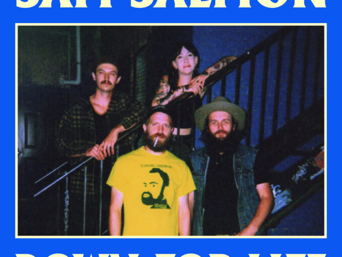 artwork for Sam Salmon & the Grand Manan Bandits' album "Down for Life"