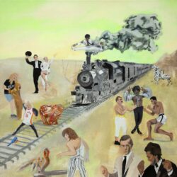 Cover Art for Various Artists Album "Let's Go Dancing: Stopped a Freight Train with a Grain of Sand
