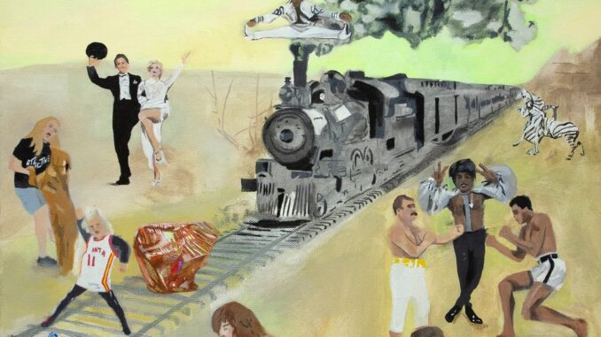 Cover Art for Various Artists Album "Let's Go Dancing: Stopped a Freight Train with a Grain of Sand