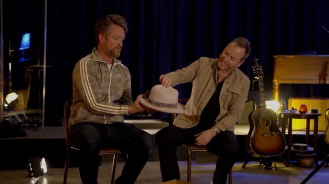 Joshua Jones and Keifer Sutherland