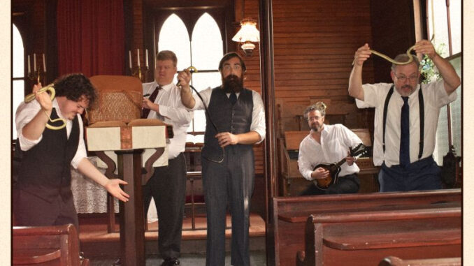 Album cover artwork for "Go Big and Go Home" by The David Mayfield Parade