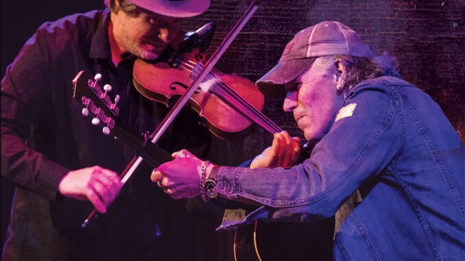 Artwork for Brooks Williams and Aaron Catlow album "Working In Wood"