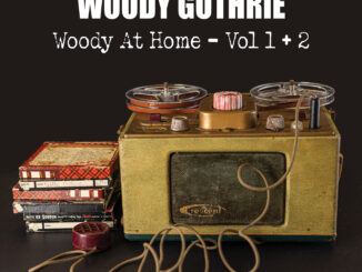 Album cover artwork for Woody Guthrie "Woody At Home- Vol 1+2"