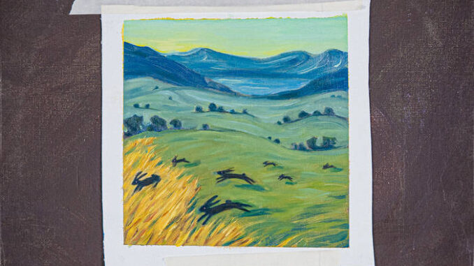 artwork for The Tines album "Barrows"