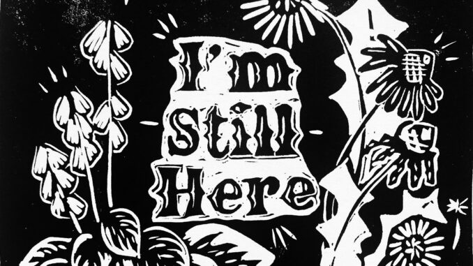 Artwork for Midwestern Mrs album "I'm still Here"