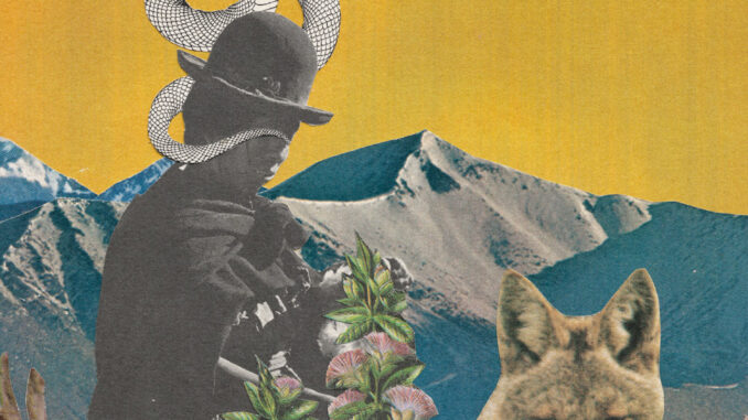 artwork for Leslie Graves and Toby Goodshank album "Between Worlds"